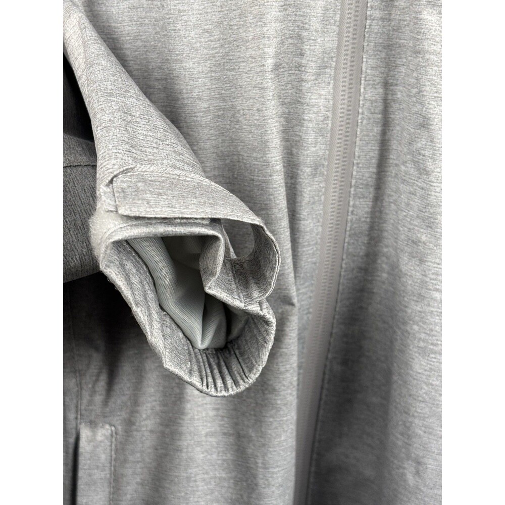 NWT Lady Hagen Full Zip Rain Jacket Lt Heather Grey NWT Medium MSRP $80 Golf - Picture 3 of 7